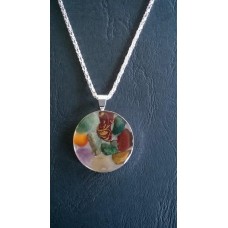 Gemstone Energy Pendant - Creativity, Strength and Harmony.    Reference No. A3